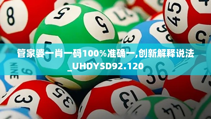 管家婆一肖一码100%准确一,创新解释说法_UHDYSD92.120