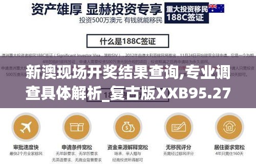 新澳现场开奖结果查询,专业调查具体解析_复古版XXB95.273