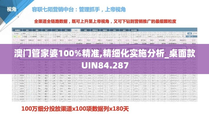 澳门管家婆100%精准,精细化实施分析_桌面款UIN84.287