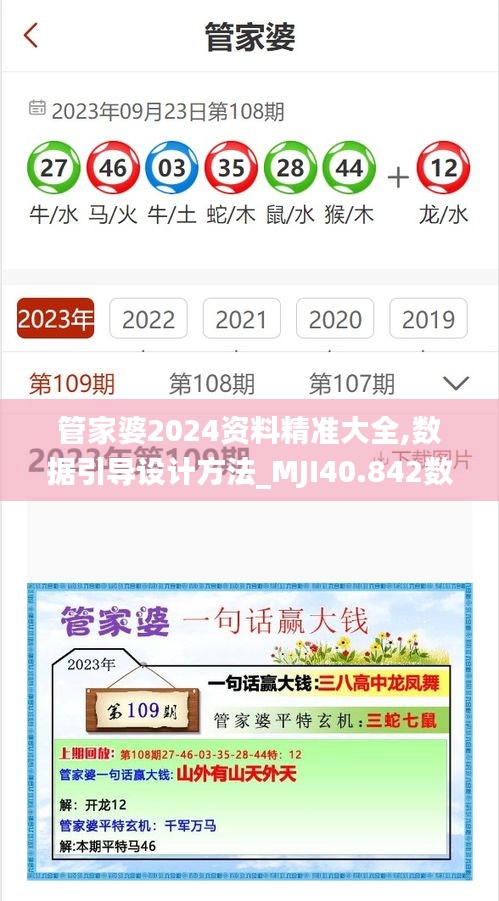 管家婆2024资料精准大全,数据引导设计方法_MJI40.842数字处理版