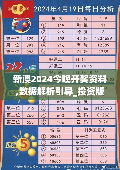 新澳2024今晚开奖资料,数据解析引导_投资版YYH86.214