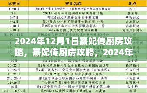 熹妃传厨房攻略，烹饪高手进阶指南（2024年12月版）