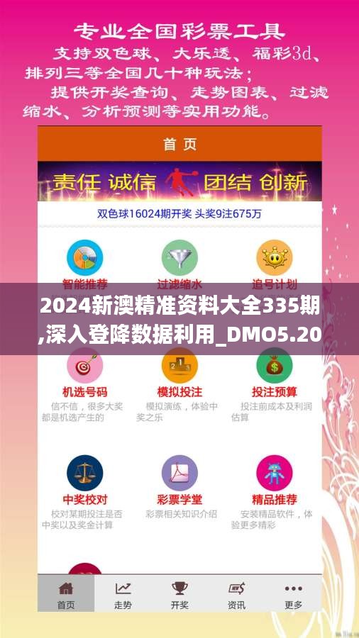 2024新澳精准资料大全335期,深入登降数据利用_DMO5.202变革版