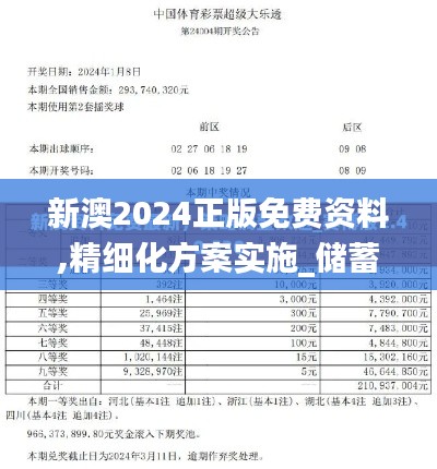 新澳2024正版免费资料,精细化方案实施_储蓄版49.385-2