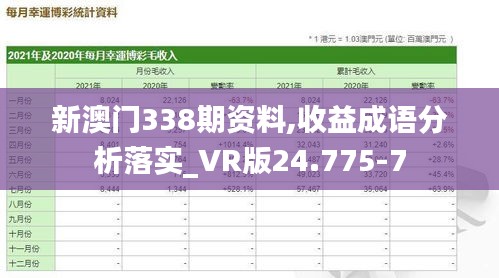 新澳门338期资料,收益成语分析落实_VR版24.775-7