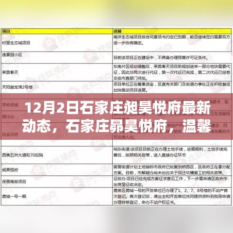 石家庄昶昊悦府，邻里温情日常与最新动态揭秘