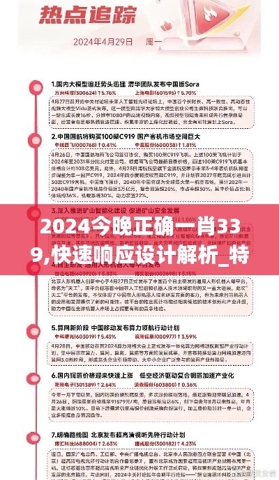 2024今晚正确一肖339,快速响应设计解析_特供版140.791-1