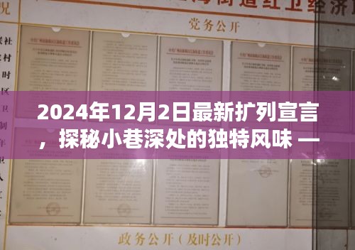 探秘小巷深处的独特风味，揭秘2024年最新扩列宣言隐藏特色小店