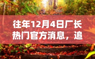 追寻厂长足迹，一场与自然美景共舞的心灵之旅，官方消息发布往年厂长活动盛况