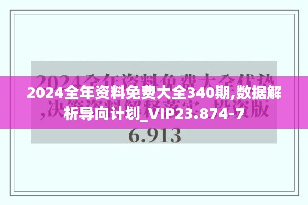 2024全年资料免费大全340期,数据解析导向计划_VIP23.874-7