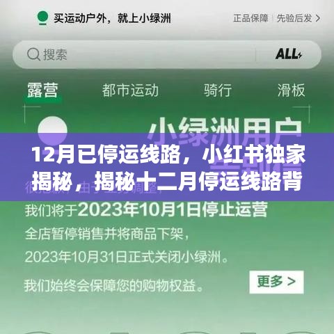 小红书独家揭秘，十二月停运线路背后的故事与真相
