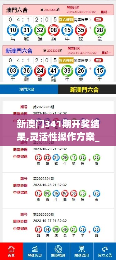 新澳门341期开奖结果,灵活性操作方案_粉丝款2.612