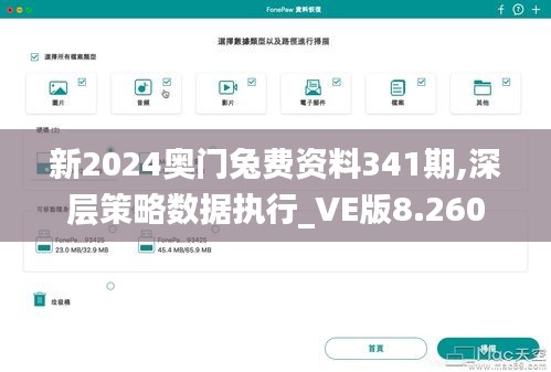 新2024奥门兔费资料341期,深层策略数据执行_VE版8.260