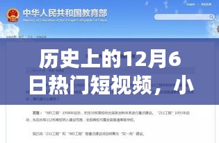 小红书独家揭秘，历史上的12月6日热门短视频回顾，时光惊艳瞬间！