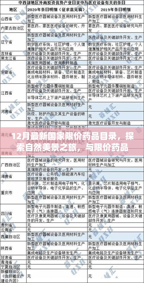 国家限价药品目录下的自然美景探索之旅，宁静旅程启程