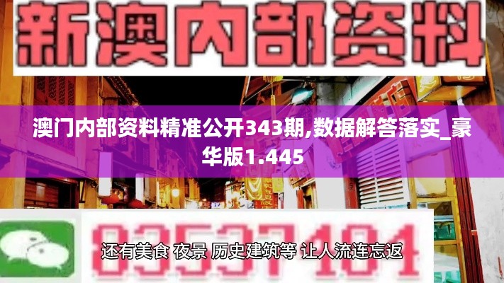 澳门内部资料精准公开343期,数据解答落实_豪华版1.445