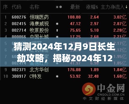 揭秘长生劫攻略，游戏通关策略大解析，预测2024年12月9日攻略揭秘！