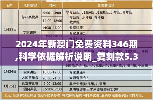 2024年新澳门免费资料346期,科学依据解析说明_复刻款5.335