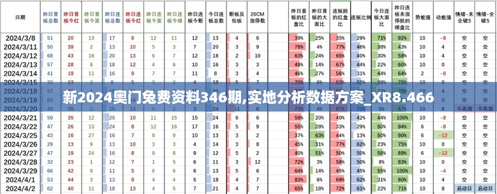 新2024奥门兔费资料346期,实地分析数据方案_XR8.466