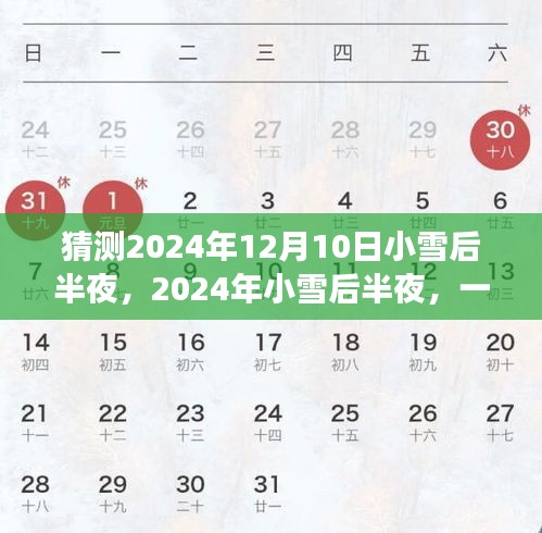 2024年小雪后半夜气象预言与时代的印记