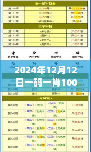 2024年12月12日一码一肖100%的资料,可靠计划策略执行_Ultra8.913