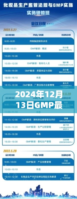 最新GMP指南详解，完成任务的步骤与学习相关技能（2024年12月13日更新）