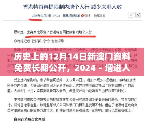 历史上的12月14日新澳门资料免费长期公开，2024 - 增进人们对澳门历史的了解