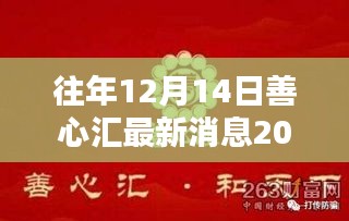 全面了解善心汇，参与公益活动的步骤指南——往年12月14日善心汇最新消息回顾与参与指南 2017年版本