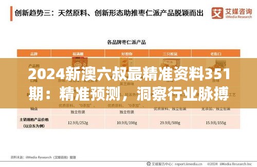 2024新澳六叔最精准资料351期：精准预测，洞察行业脉搏