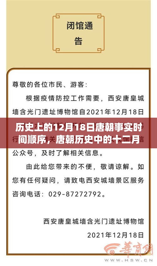 唐朝历史中的十二月十八日，重要时刻的序章与影响回顾