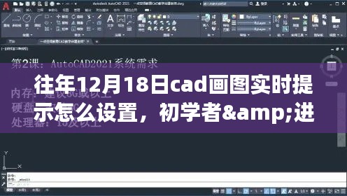 往年12月18日更新版XXCAD软件实时提示功能设置教程，初学者与进阶用户适用