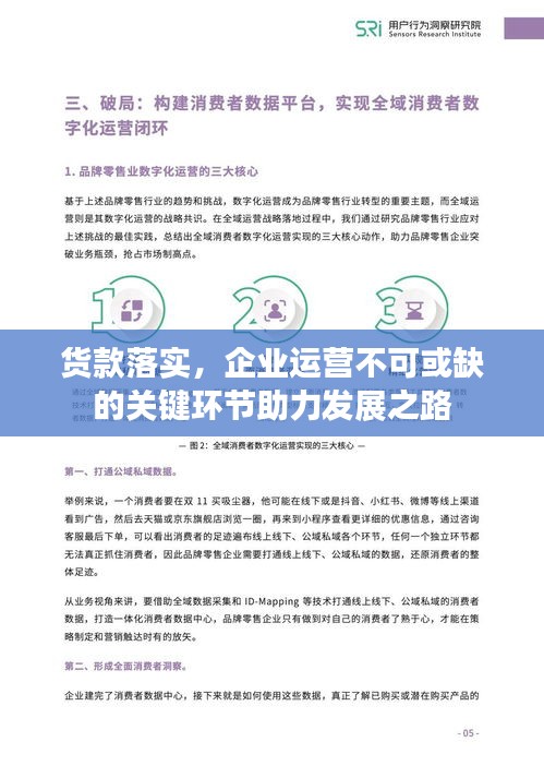 货款落实，企业运营不可或缺的关键环节助力发展之路