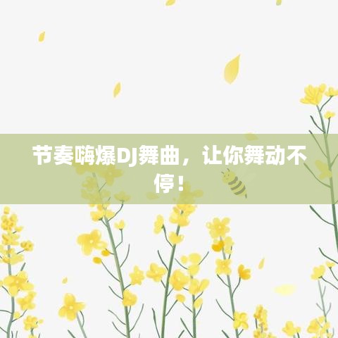 节奏嗨爆DJ舞曲，让你舞动不停！