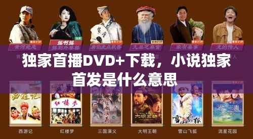 独家首播DVD+下载，小说独家首发是什么意思 