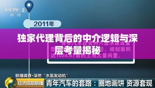 独家代理背后的中介逻辑与深层考量揭秘