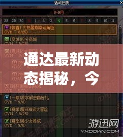 通达最新动态揭秘，今日更新消息汇总