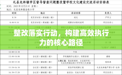 整改落实行动，构建高效执行力的核心路径