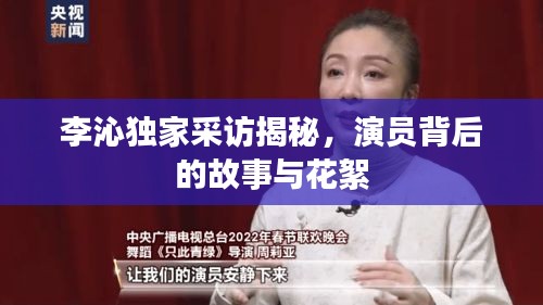 李沁独家采访揭秘，演员背后的故事与花絮