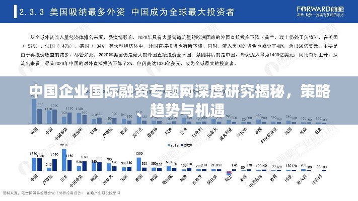 中国企业国际融资专题网深度研究揭秘，策略、趋势与机遇