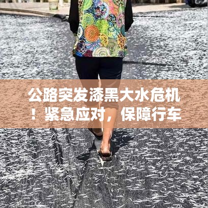 公路突发漆黑大水危机！紧急应对，保障行车安全！