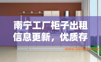 南宁工厂柜子出租信息更新，优质存储解决方案！