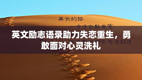 英文励志语录助力失恋重生，勇敢面对心灵洗礼