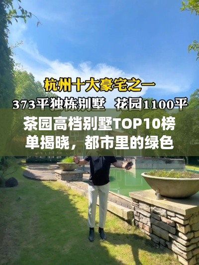 茶园高档别墅TOP10榜单揭晓，都市里的绿色桃花源大揭秘