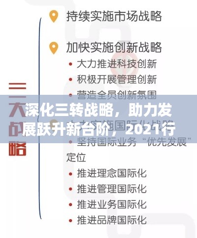 深化三转战略，助力发展跃升新台阶，2021行动指南