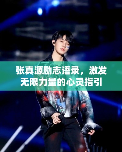 张真源励志语录，激发无限力量的心灵指引